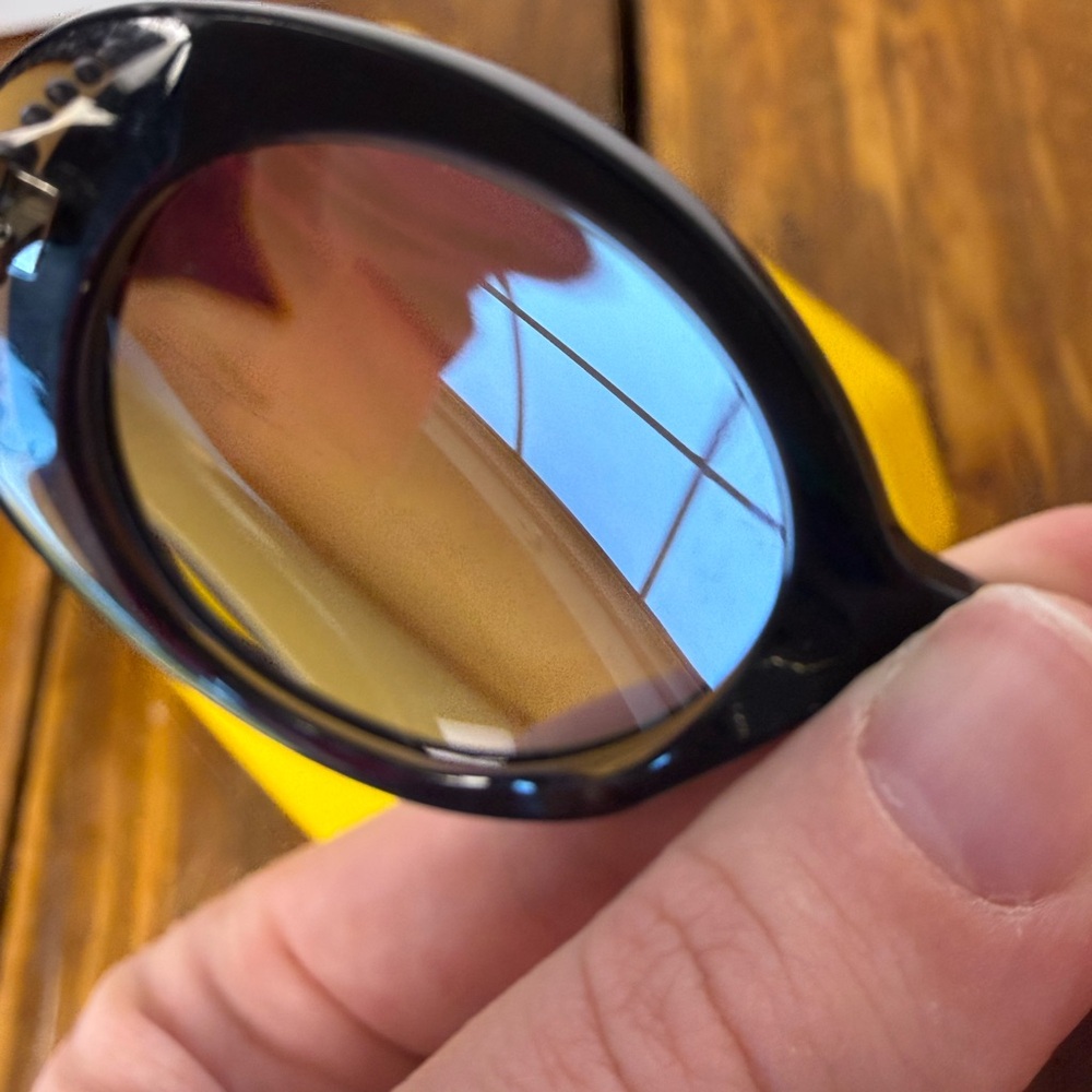 Swarovski Black Sunglasses with Yellow Case - Picture 7 of 12